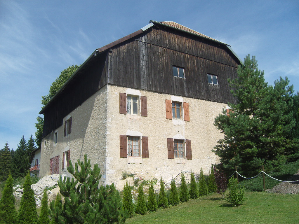 Ferme de Jougne, étage habité et haut pignon de bois